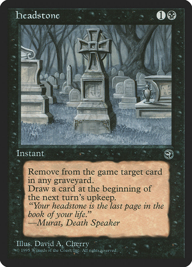 Headstone [Homelands] | Webway Games