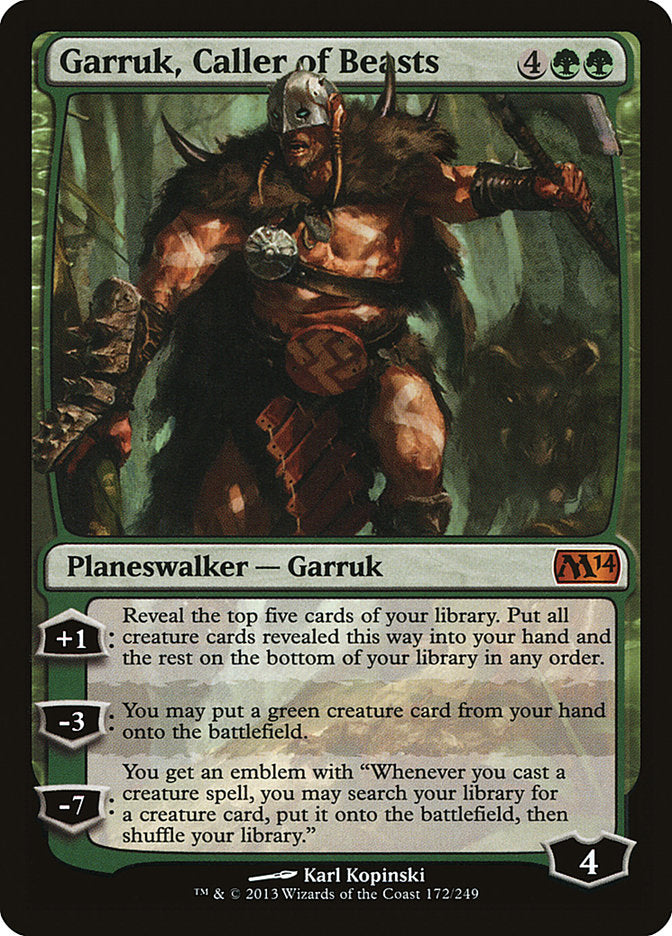 Garruk, Caller of Beasts [Magic 2014] | Webway Games