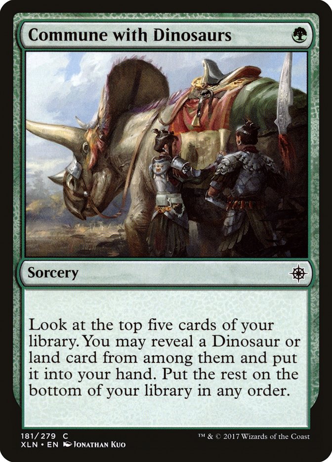Commune with Dinosaurs [Ixalan] | Webway Games
