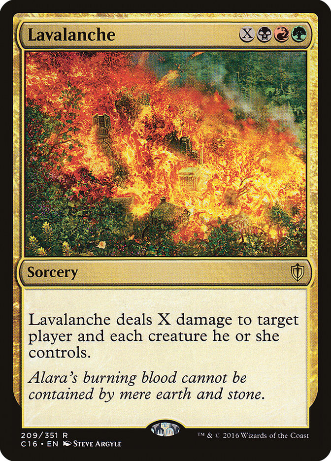 Lavalanche [Commander 2016] | Webway Games