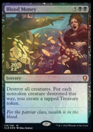 Blood Money [Commander Legends: Battle for Baldur's Gate Prerelease Promos] | Webway Games