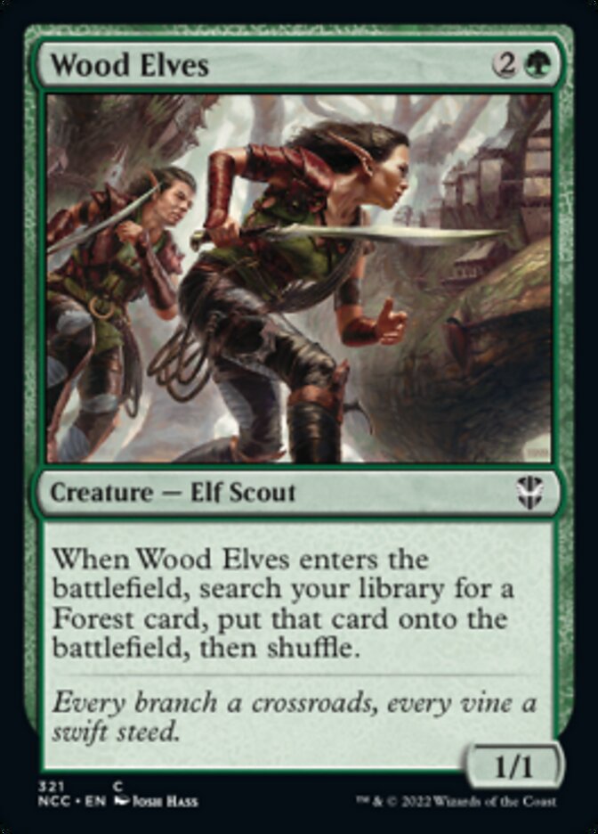Wood Elves [Streets of New Capenna Commander] | Webway Games