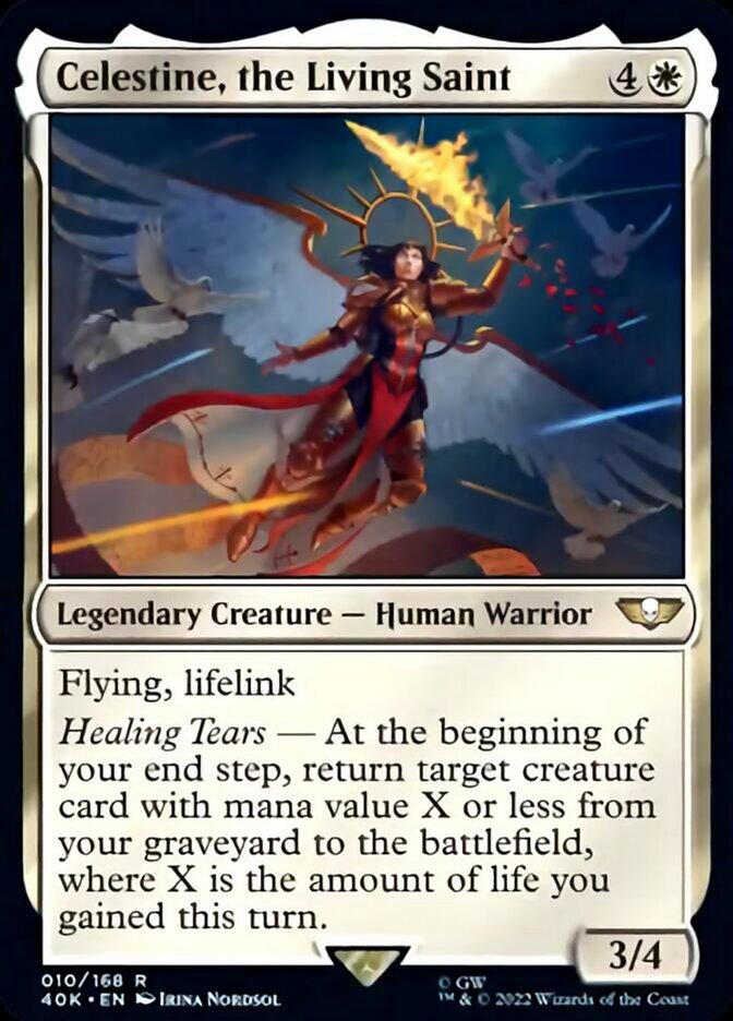 Celestine, the Living Saint [Universes Beyond: Warhammer 40,000] | Webway Games
