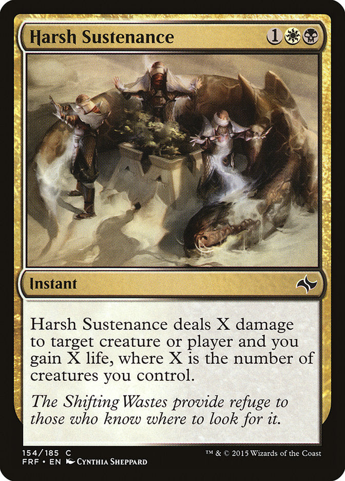 Harsh Sustenance [Fate Reforged] | Webway Games