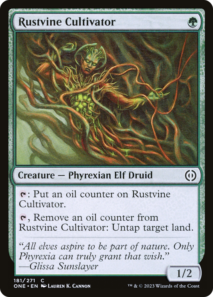 Rustvine Cultivator [Phyrexia: All Will Be One] | Webway Games