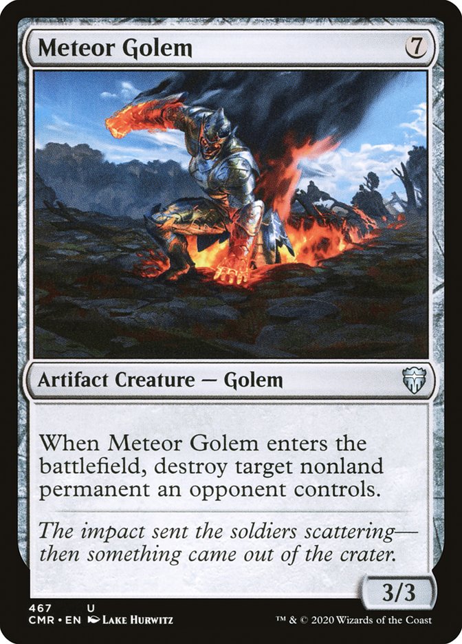Meteor Golem (467) [Commander Legends] | Webway Games