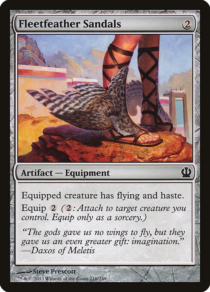 Fleetfeather Sandals [Theros] | Webway Games