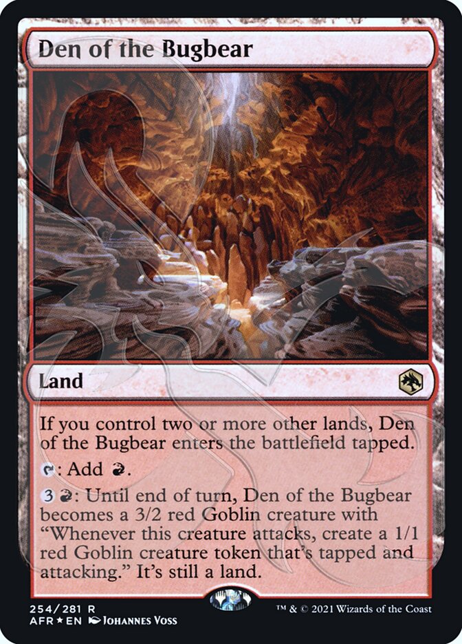 Den of the Bugbear (Ampersand Promo) [Dungeons & Dragons: Adventures in the Forgotten Realms Promos] | Webway Games