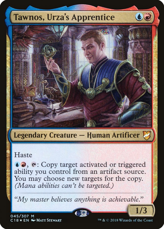 Tawnos, Urza's Apprentice [Commander 2018] | Webway Games