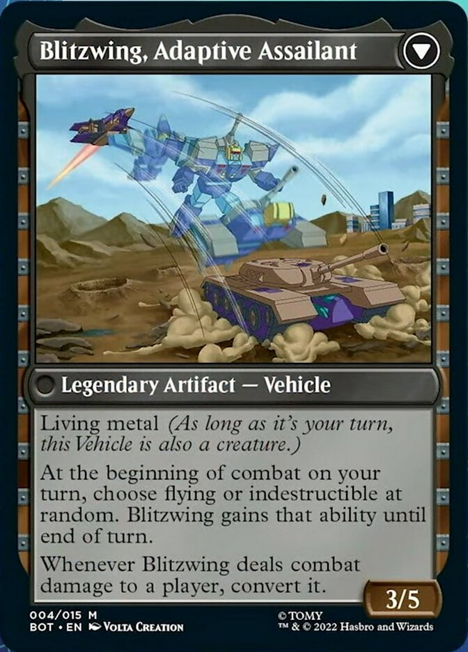 Blitzwing, Cruel Tormentor // Blitzwing, Adaptive Assailant [Universes Beyond: Transformers] | Webway Games