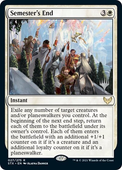 Semester's End (Promo Pack) [Strixhaven: School of Mages Promos] | Webway Games