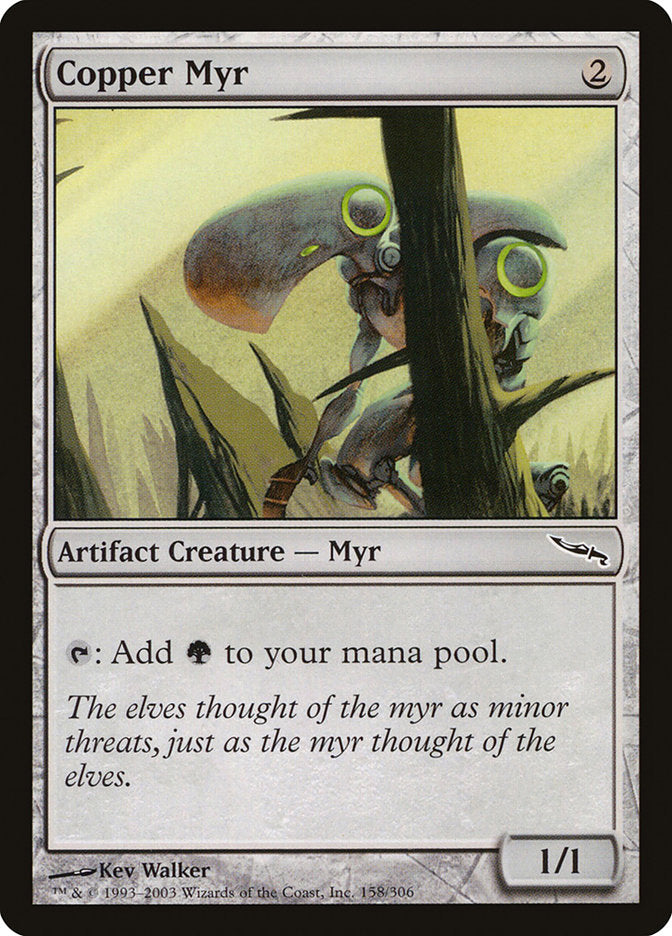 Copper Myr [Mirrodin] | Webway Games
