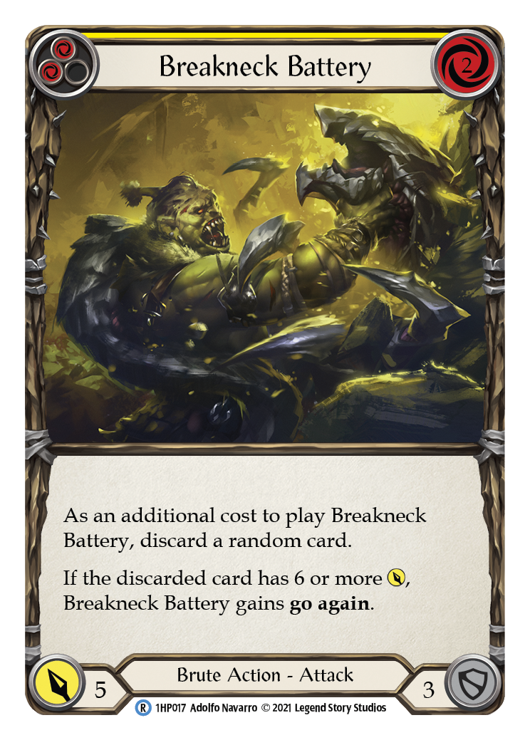 Breakneck Battery (Yellow) [1HP017] | Webway Games