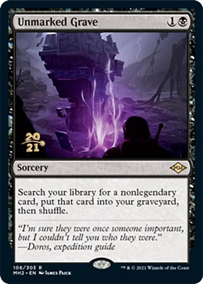 Unmarked Grave [Modern Horizons 2 Prerelease Promos] | Webway Games