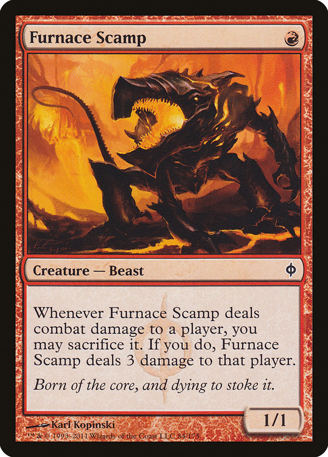 Furnace Scamp [New Phyrexia] | Webway Games