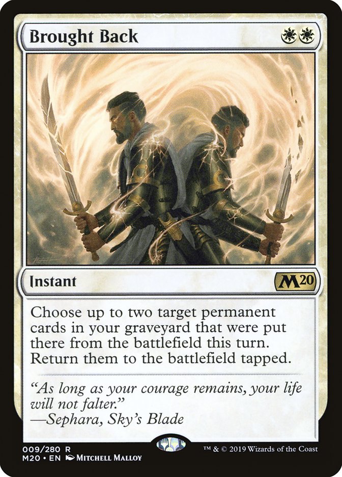 Brought Back [Core Set 2020] | Webway Games