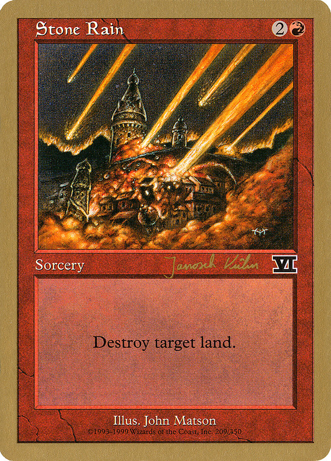 Stone Rain (Janosch Kuhn) [World Championship Decks 2000] | Webway Games