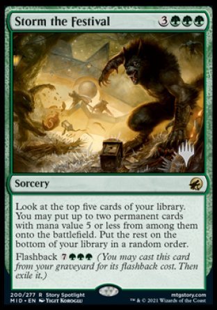 Storm the Festival (Promo Pack) [Innistrad: Midnight Hunt Promos] | Webway Games
