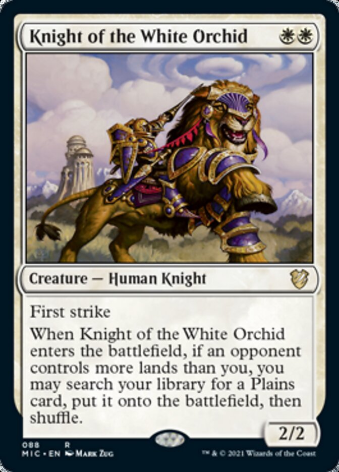 Knight of the White Orchid [Innistrad: Midnight Hunt Commander] | Webway Games