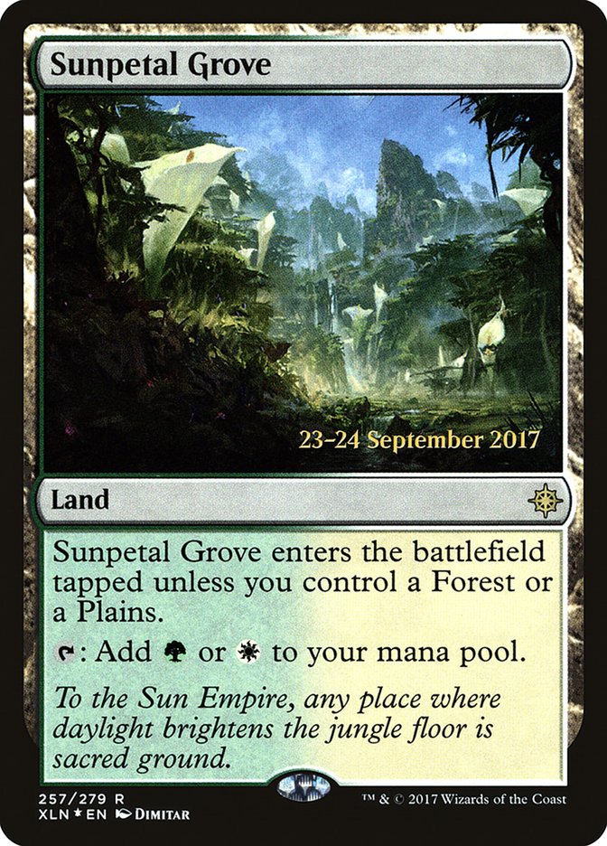 Sunpetal Grove  (Prerelease) [Ixalan Prerelease Promos] | Webway Games