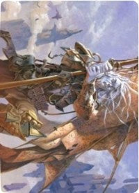 Sea Gate Banneret Art Card [Zendikar Rising Art Series] | Webway Games