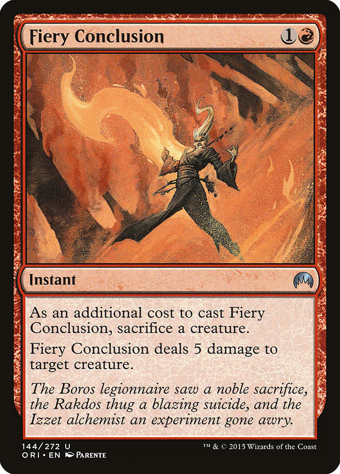 Fiery Conclusion [Magic Origins] | Webway Games