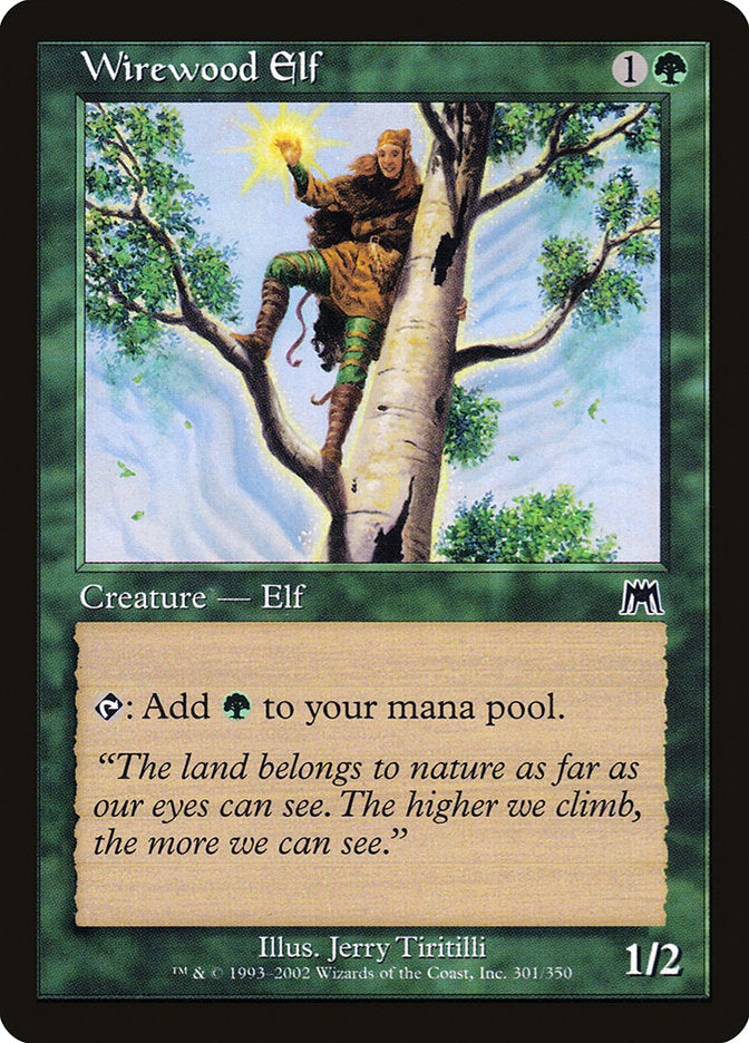 Wirewood Elf [Onslaught] | Webway Games