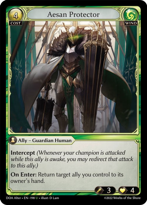 Aesan Protector (198) [Dawn of Ashes: Alter Edition] | Webway Games