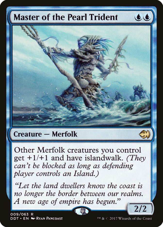 Master of the Pearl Trident [Duel Decks: Merfolk vs. Goblins] | Webway Games