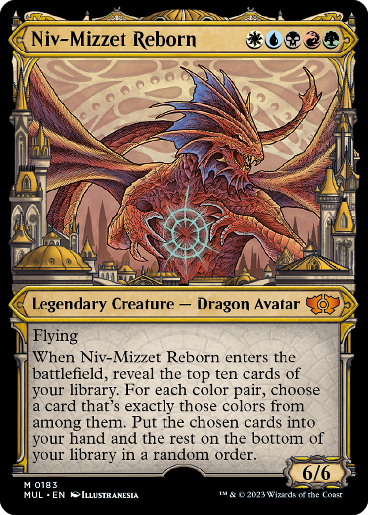 Niv-Mizzet Reborn (Halo Foil) [Multiverse Legends] | Webway Games