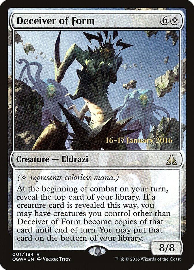 Deceiver of Form (Prerelease) [Oath of the Gatewatch Prerelease Promos] | Webway Games