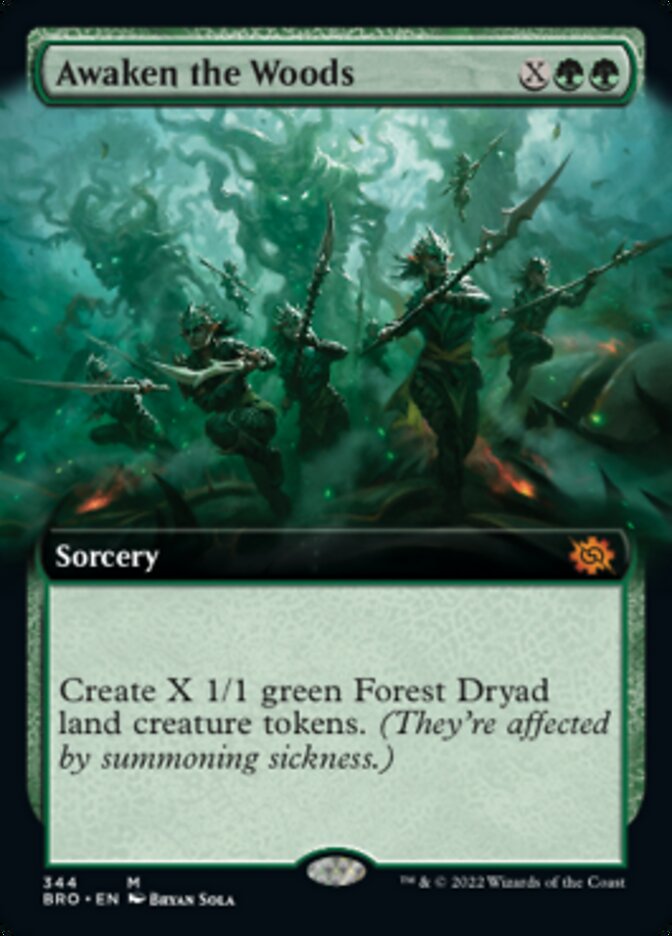 Awaken the Woods (Extended Art) [The Brothers' War] | Webway Games