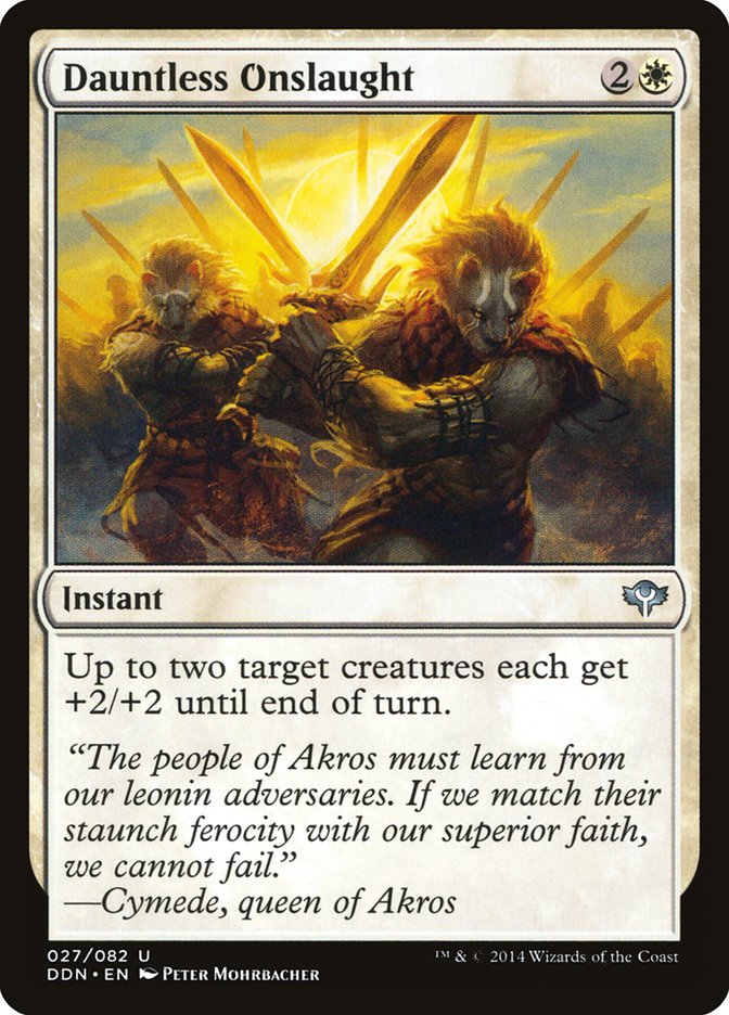 Dauntless Onslaught [Duel Decks: Speed vs. Cunning] | Webway Games