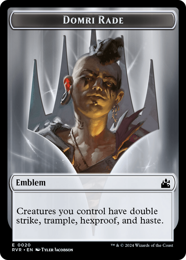 Domri Rade Emblem [Ravnica Remastered Tokens] | Webway Games