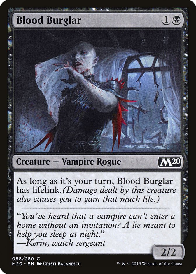 Blood Burglar [Core Set 2020] | Webway Games