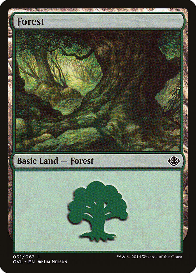 Forest (31) (Garruk vs. Liliana) [Duel Decks Anthology] | Webway Games