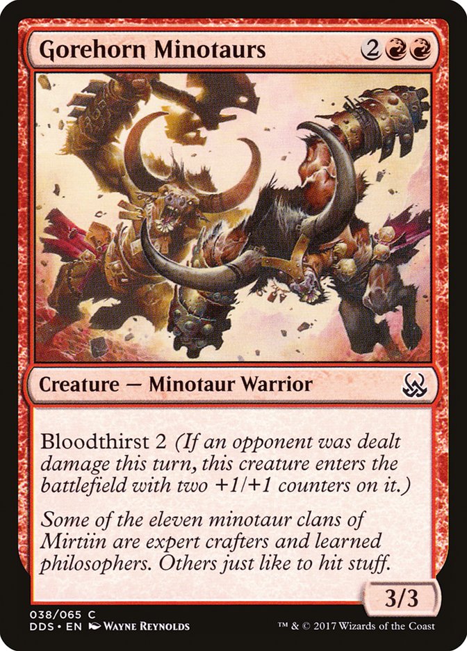 Gorehorn Minotaurs [Duel Decks: Mind vs. Might] | Webway Games