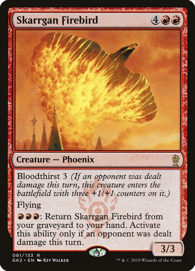 Skarrgan Firebird [Ravnica Allegiance Guild Kit] | Webway Games