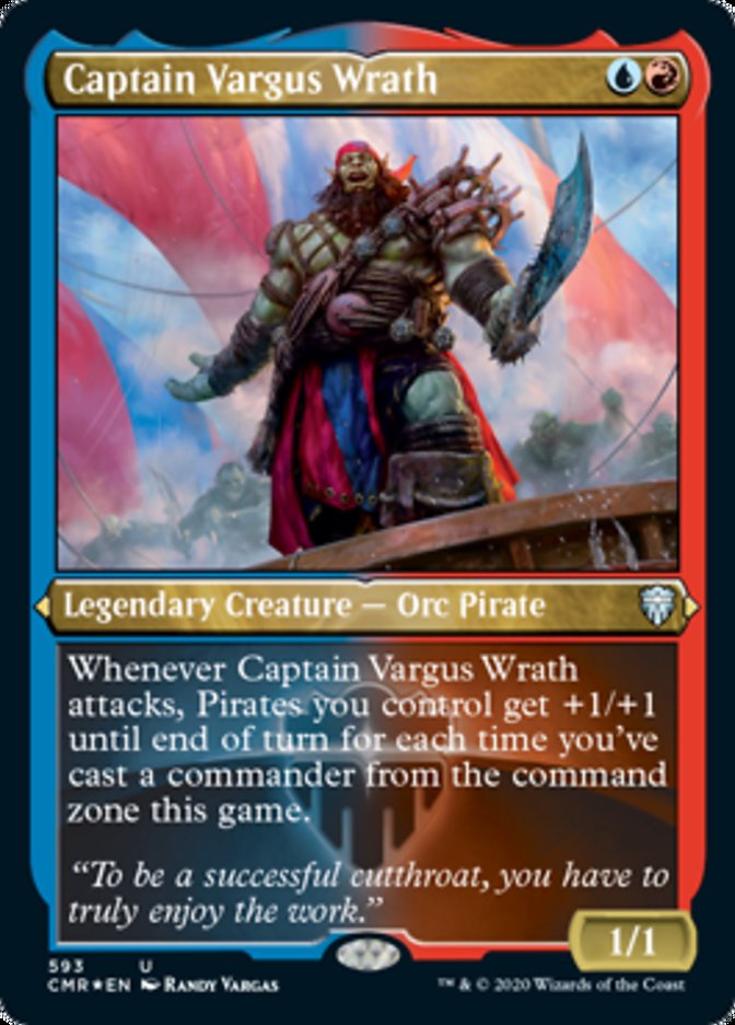 Captain Vargus Wrath [Commander Legends Etched] | Webway Games
