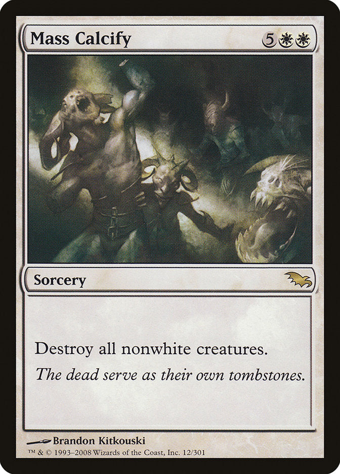 Mass Calcify [Shadowmoor] | Webway Games