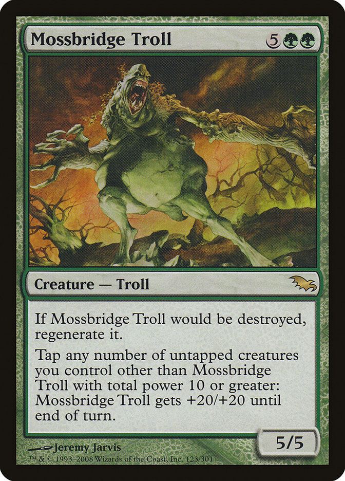 Mossbridge Troll [Shadowmoor] | Webway Games