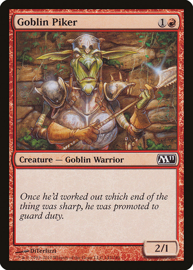 Goblin Piker [Magic 2011] | Webway Games