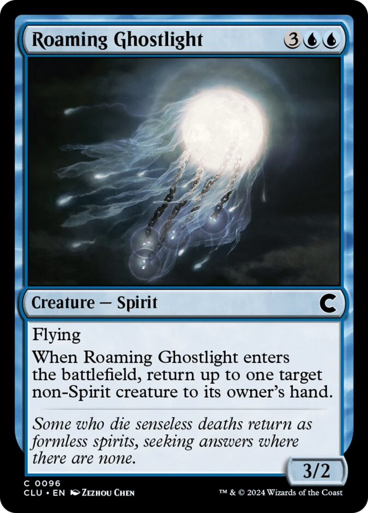 Roaming Ghostlight [Ravnica: Clue Edition] | Webway Games
