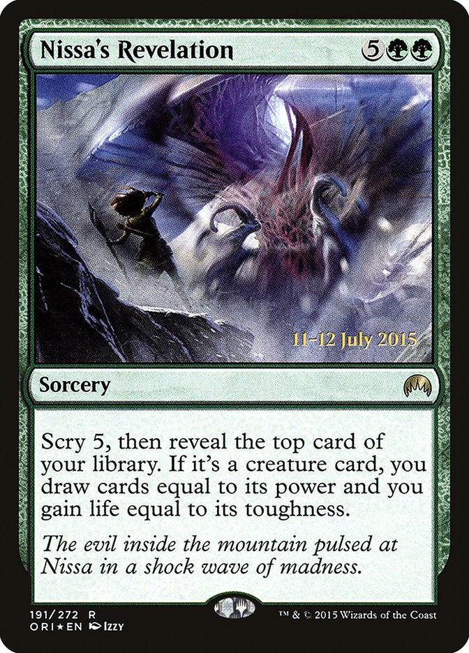 Nissa's Revelation [Magic Origins Prerelease Promos] | Webway Games