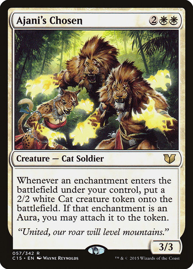 Ajani's Chosen [Commander 2015] | Webway Games