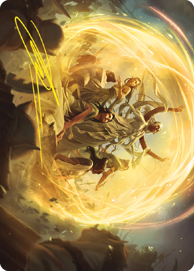 Heroic Intervention Art Card (Gold-Stamped Signature) [The Lord of the Rings: Tales of Middle-earth Art Series] | Webway Games