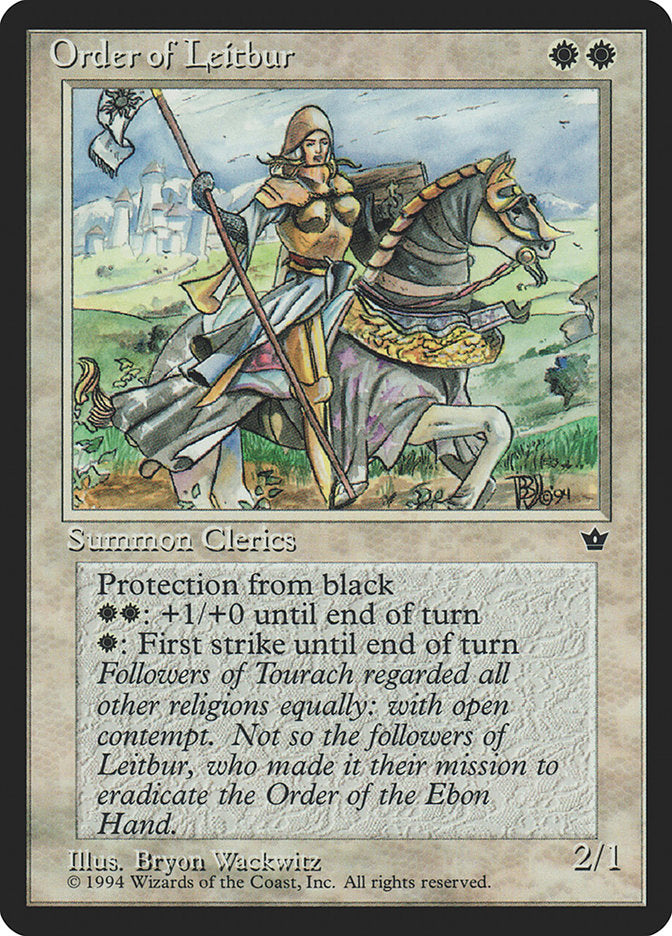 Order of Leitbur (Horse Facing Right) [Fallen Empires] | Webway Games