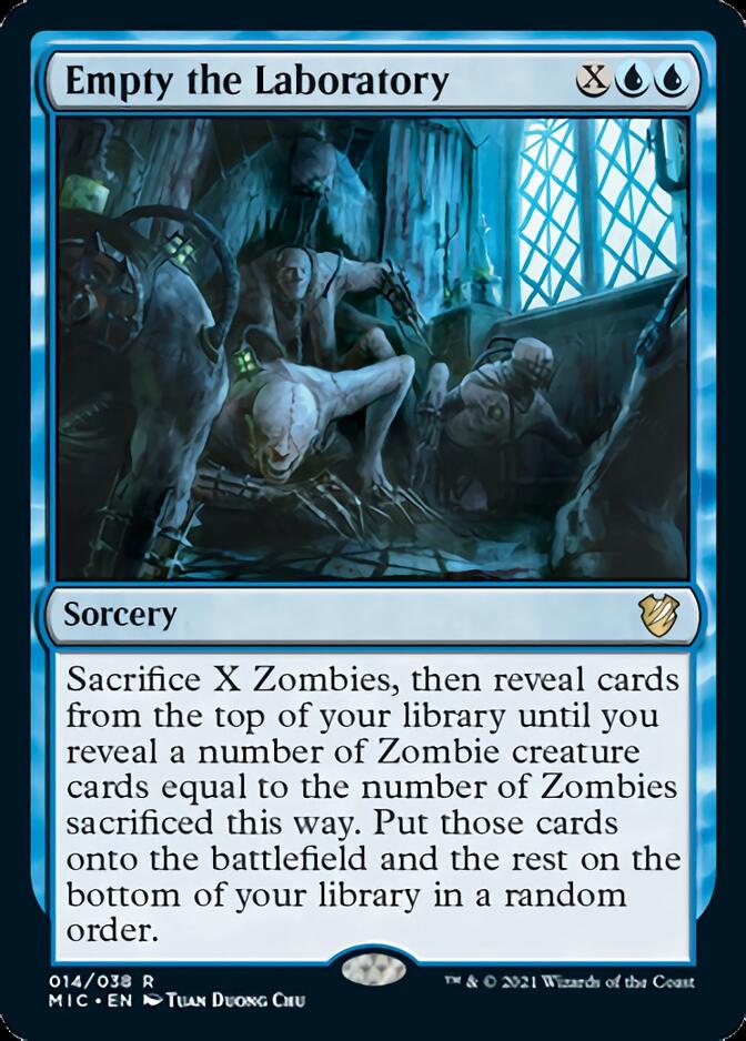 Empty the Laboratory [Innistrad: Midnight Hunt Commander] | Webway Games