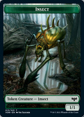 Insect // Human (010) Double-sided Token [Innistrad: Crimson Vow Tokens] | Webway Games