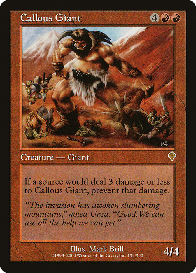 Callous Giant [Invasion] | Webway Games